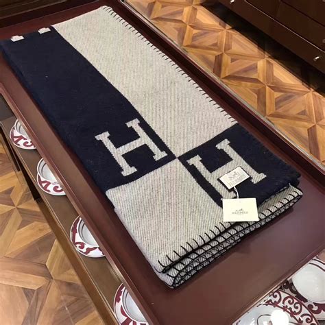 hermes navy blanket|hermes blankets for sale.